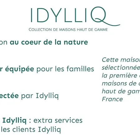 Nyaraló Maison Piscine & Tennis - Collection Idylliq